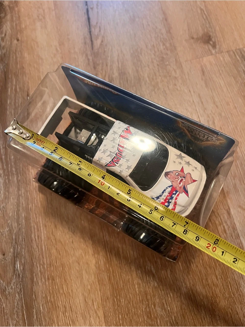 Mattel Madusa Monster Truck Toy - White, Red & Blue